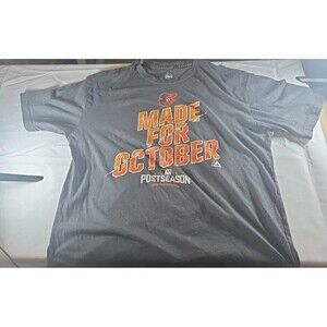 ORIOLES Majestic Authentic Collection MLB Baseball Gray Mens T-Shirt Size XL